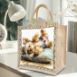 Preview: Diamond Painting Tragtasche Yorkshire Welpe